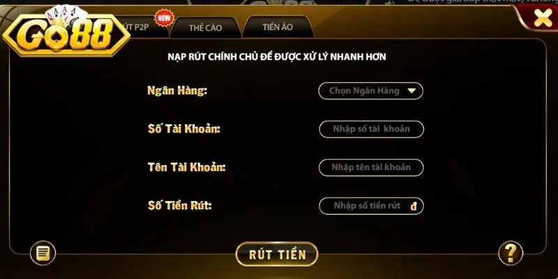 Rút Tiền Go88 Đơn Giản, An Toàn, Hướng Dẫn Chi Tiết 4 Sunwin Hiểu rõ giới hạn tối thiểu, tối đa và chi phí liên quan